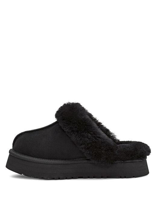 UGG UGG Kadın Rahat Yastık Tabanlı EVA Dış Tabanlı %100 Hakiki Süet Deri Siyah Terlik 1122550-BLACK