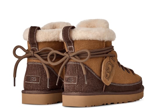 UGG UGG Kadın Süet Dikiş Detaylı İçi Yünlü Logo Baskılı Taba Bot & Bootie 1180418-CHESTNUT