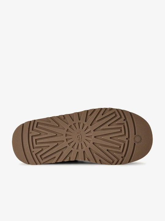 UGG UGG Kadın Süet Dış Yüzeyli İçi Yünlü Bileği İşleme Desenli Platform Eva Tabanlı Taba Bot & Bootie 1180361-CHESTNUT