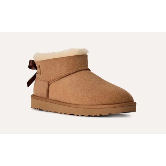 UGG UGG Kadın Süet Dış Yüzeyli Konforlu EVA Tabanlı İçi Kürklü Taba Bot & Bootie 1185491-CHESTNUT