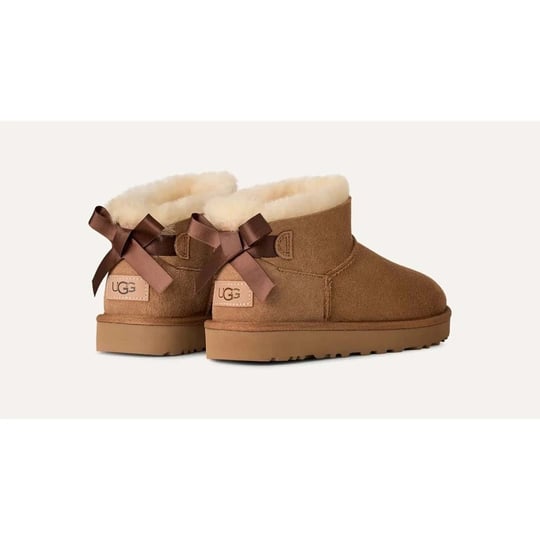 UGG UGG Kadın Süet Dış Yüzeyli Konforlu EVA Tabanlı İçi Kürklü Taba Bot & Bootie 1185491-CHESTNUT