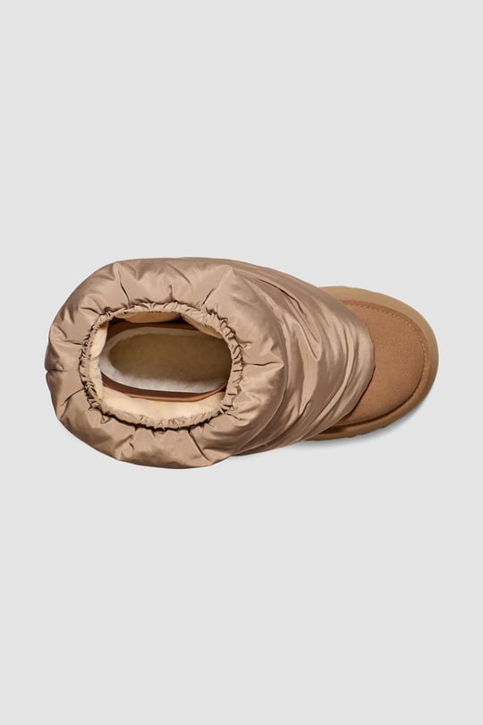 UGG UGG Kadın Süet Topuk Dolgu Neopren Gövde Boğaz Kısmı Çorap Geçmeli Taba Bot & Bootie 1158275-TABA