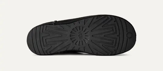 UGG UGG Kadın Süet Yüzey Koyun Postu Astarlı Arka Çekme Kulplu Süet Kaplı Platform Tabanlı Siyah Bot & Bootie 1180412-BLACK