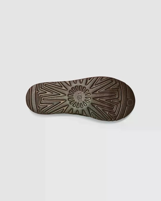 UGG UGG Kadın Yumuşak Astarlı EVA Dış Taban Süet Yüzey Leopar Terlik 1158350-BURNTCEDAR