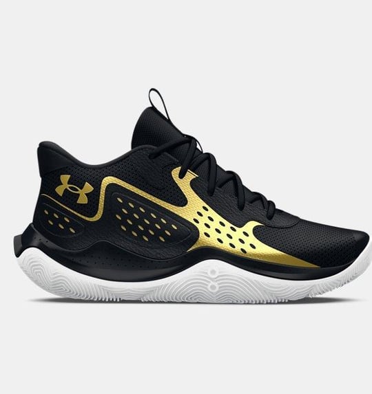 Under Armour Under Armour Erkek Logo Detaylı Hafif Esneyebilen Bağcıklı Siyah1 Basketbol Ayakkabısı 3026634-001