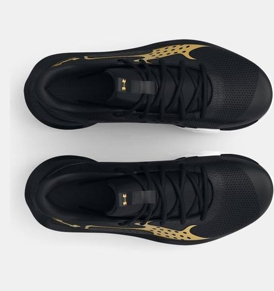 Under Armour Under Armour Erkek Logo Detaylı Hafif Esneyebilen Bağcıklı Siyah1 Basketbol Ayakkabısı 3026634-001