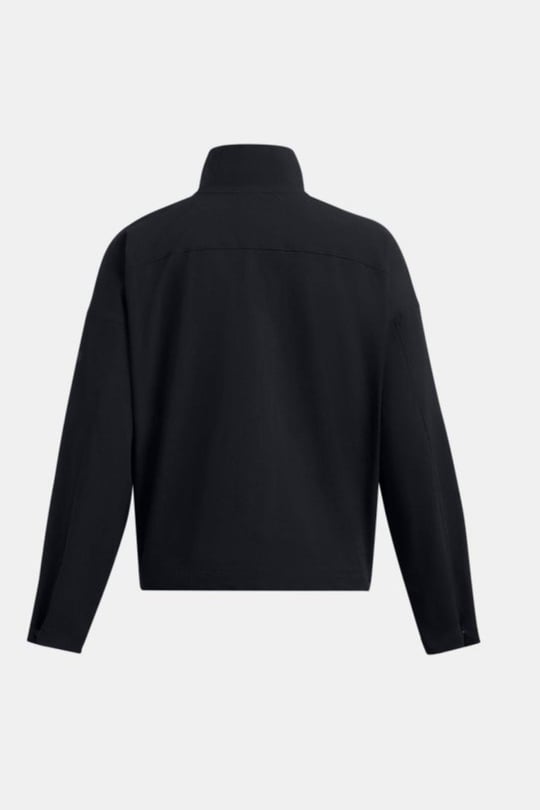Under Armour Under Armour Kadın Basic Uzun Kollu Logo Nakışlı Siyah Ceket 1385895-002