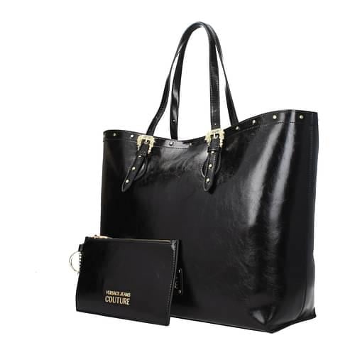 Versace Versace Kadın Marka Tokalı Ayarlanabilir Askılı Siyah Omuz Çantası 75VA4BFMZS442-899