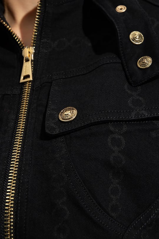 Versace Versace Kadın Uzun Kol Normal Dik Yaka Günlük Siyah Ceket 75HAS457DS010L54-909