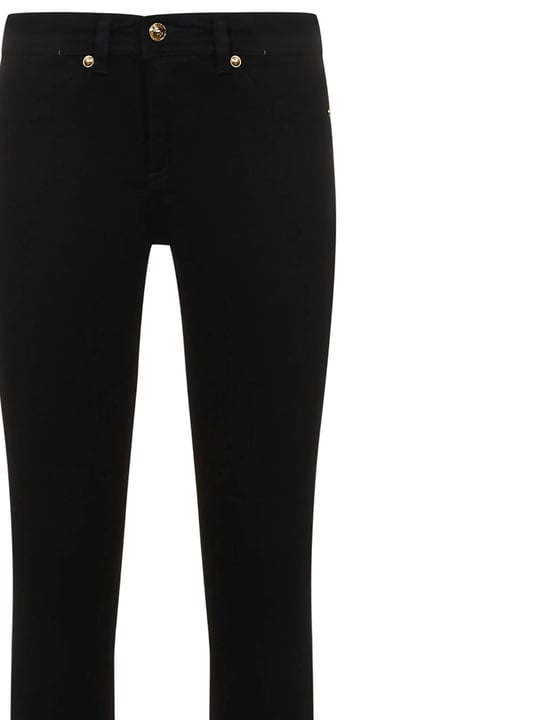 Versace Versace Kadın Yüksek Bel Slim Rahat Siyah Pantolon 73HAB5J2 CDW00-909