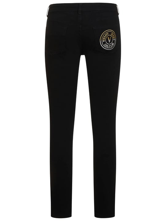 Versace Versace Kadın Yüksek Bel Slim Rahat Siyah Pantolon 73HAB5J2 CDW00-909
