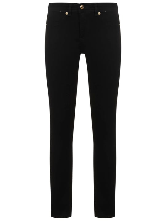 Versace Versace Kadın Yüksek Bel Slim Rahat Siyah Pantolon 73HAB5J2 CDW00-909