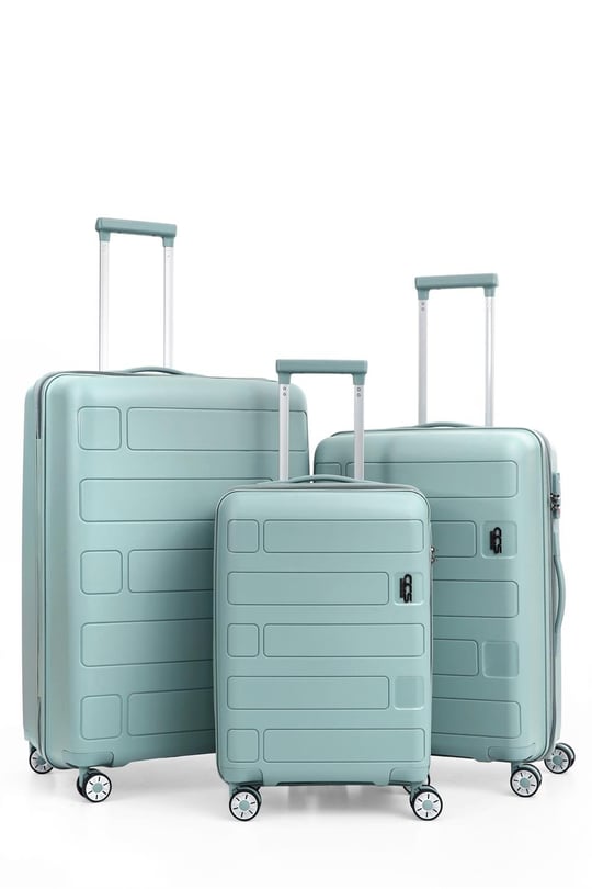 誠ショップ ÇÇS 5236 Polipropilen 3 Lü Valiz Seti - ÇÇS Çanta