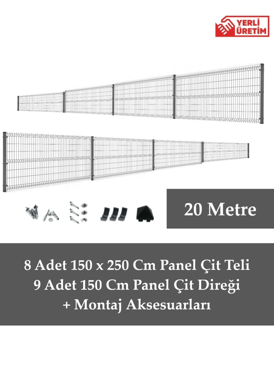Panel Çit Takımlar - Fence Company A.Ş. Panel Çit & Tel Örgü Sistemleri