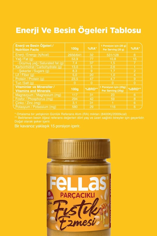 Ballı Fıstık Ezmesi 300g