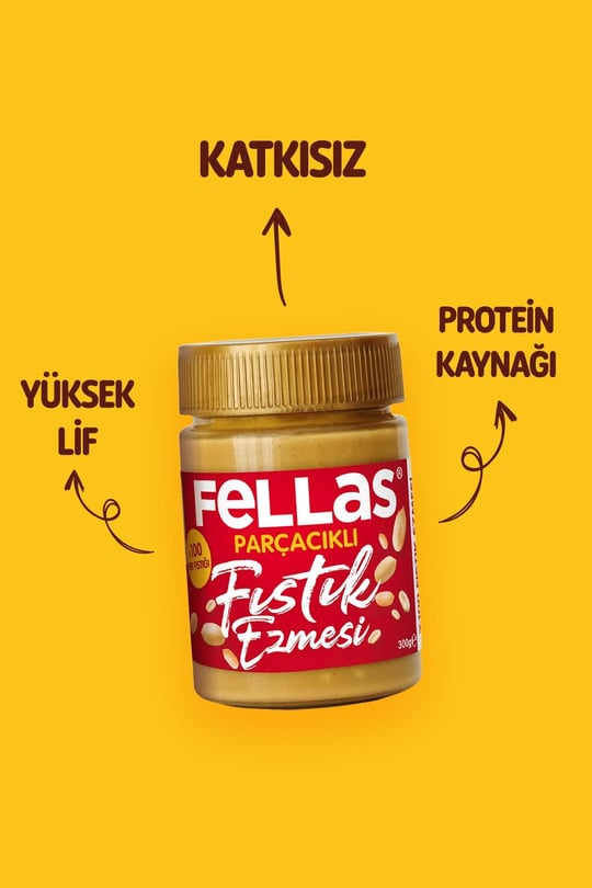 Fellas %100 Fıstık Ezmesi 