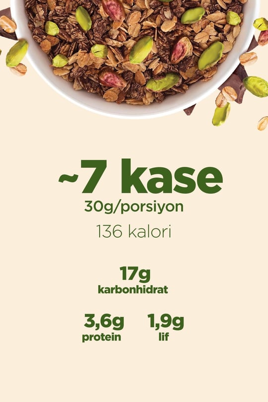 Fellas Granola - Antep Fıstığı & Kakao 200g 3'lü Paket