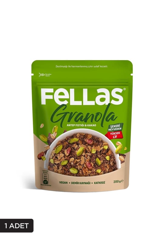 Fellas Granola - Antep Fıstığı & Kakao 200g