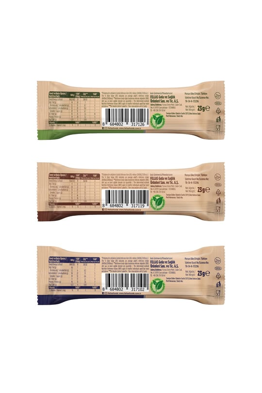 Fellas Granola Bar 23g Karma Kutu (3x4 adet)
