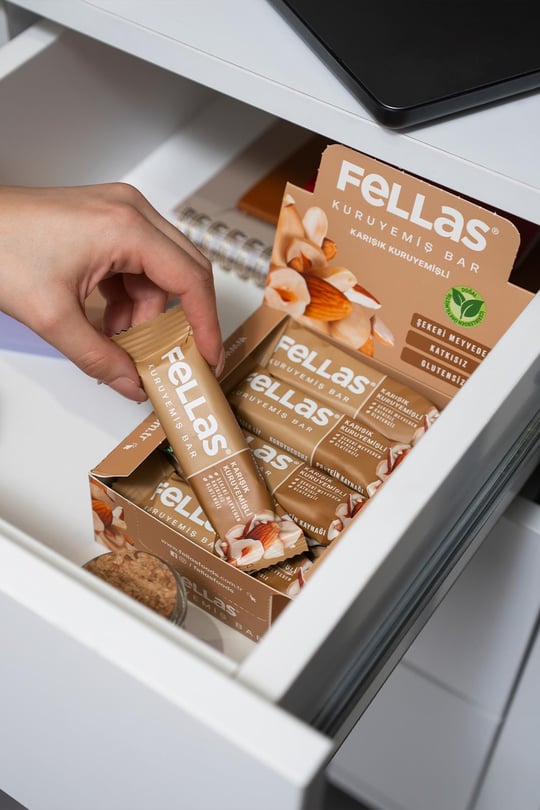 Fellas Karışık Kuruyemiş Bar 30g x12 Adet