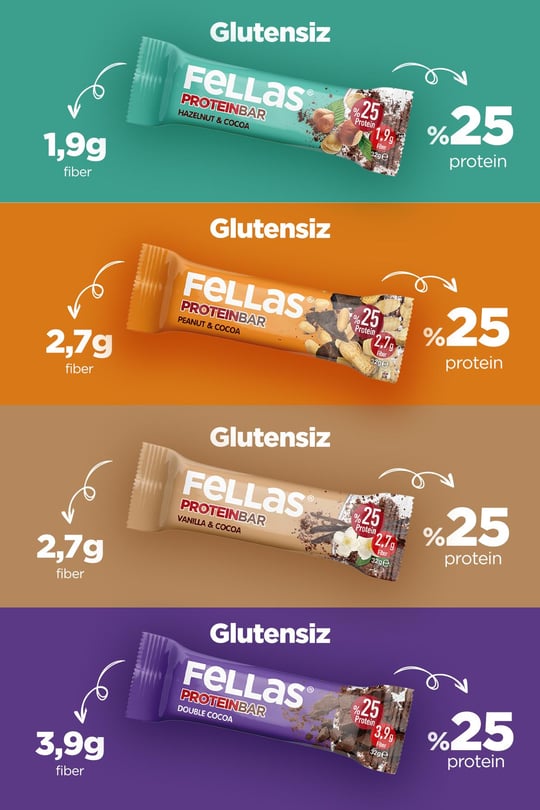 Fellas Protein Bar Deneme Paketi x 4 Adet