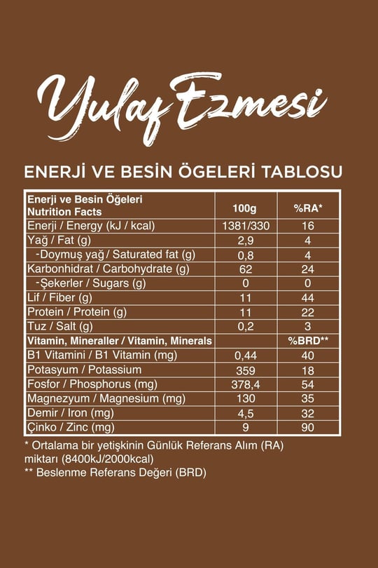 Glutensiz Yulaf Ezmesi 300g