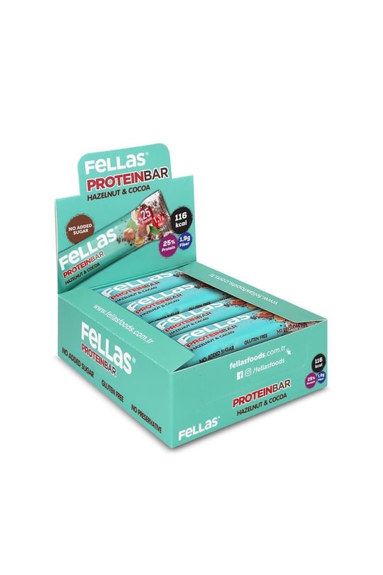 Protein Bar - Fındıklı ve Kakaolu 32g x 12 Adet