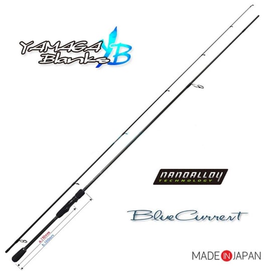 YAMAGA BLANKS Bluecurrent 85TZ NANO 3-21 gr 257 cm Lrf Kamışı