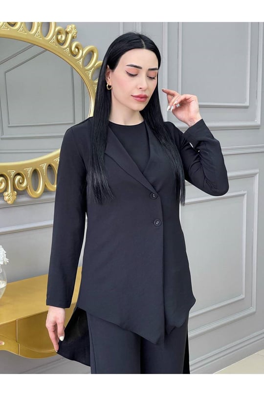 3 Lü Spor Takım 24189-Siyah