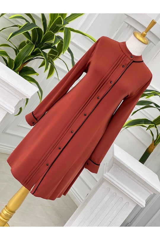 3 Pili Anne Tunik 5250-Kiremit