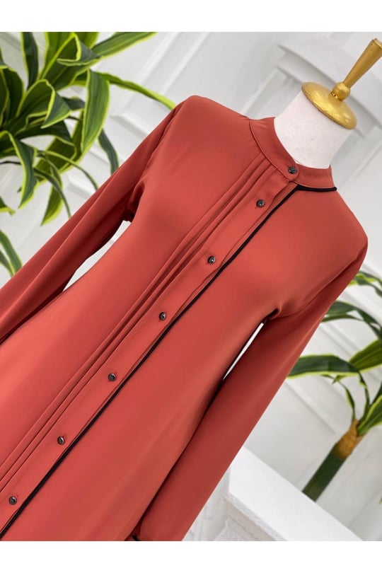 3 Pili Anne Tunik 5250-Kiremit