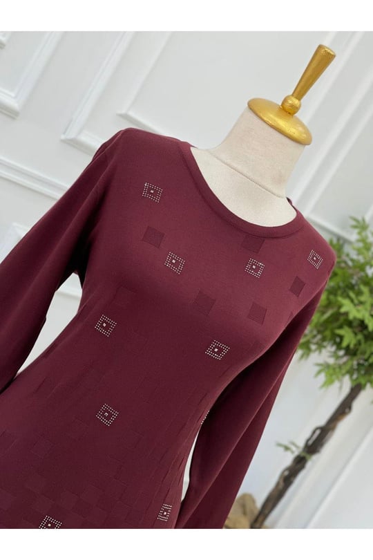 Anne Bluz 5004-Bordo