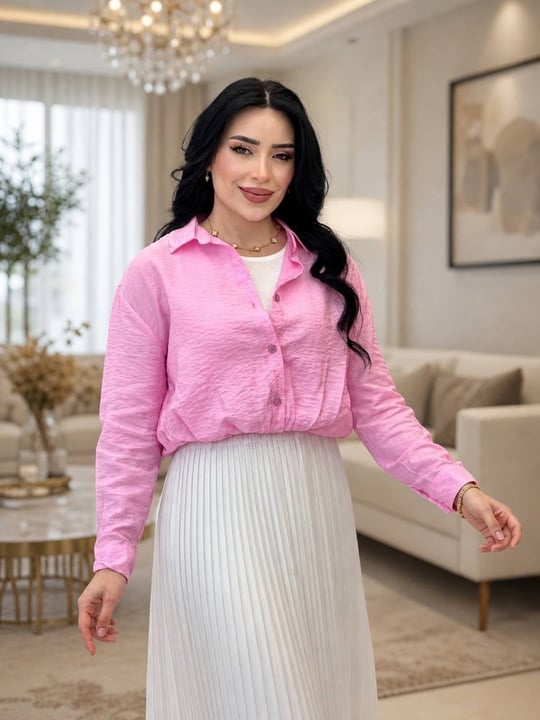 Birleşik Spor Gömlek 8153 T-26 pembe