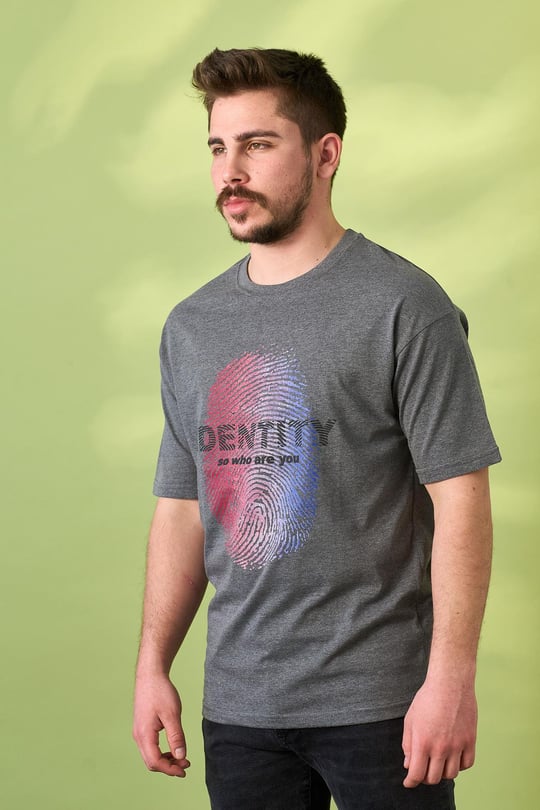 Carlino Tshirt 3521-Antrasit