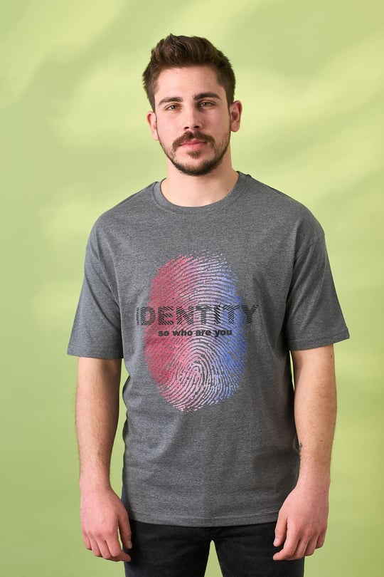 Carlino Tshirt 3521-Antrasit