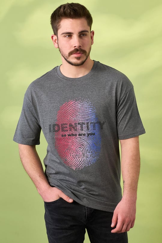 Carlino Tshirt 3521-Antrasit