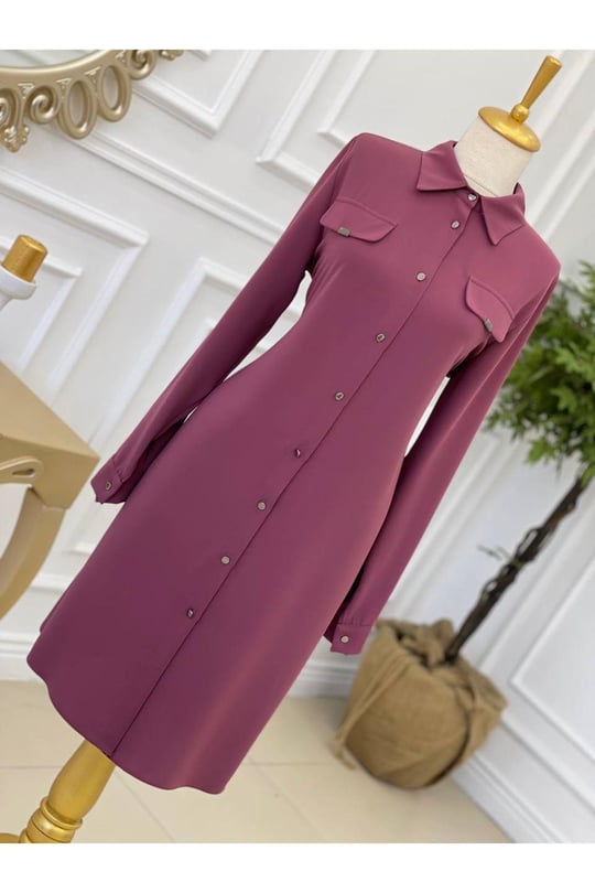 Cep Kapak Tunik 643-Rose