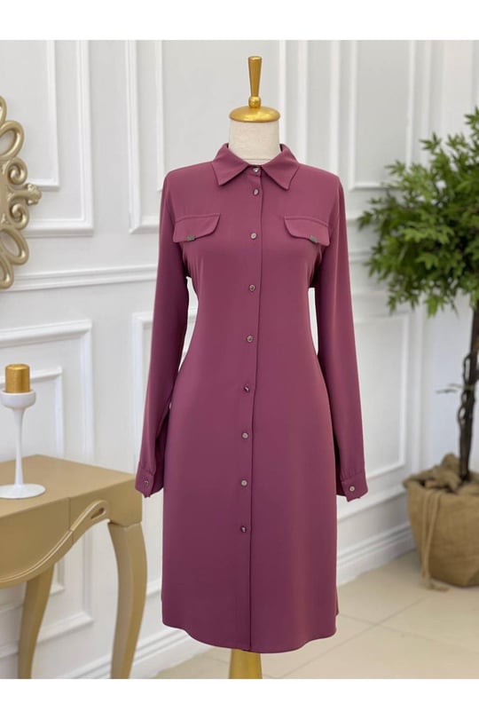 Cep Kapak Tunik 643-Rose