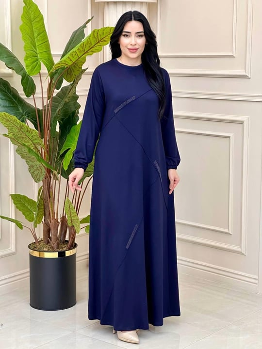 Çimalı Anne Elbise 0696 t-24 Lacivert