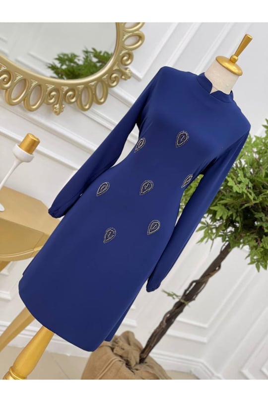 Damla Taş Tunik 585-Saks
