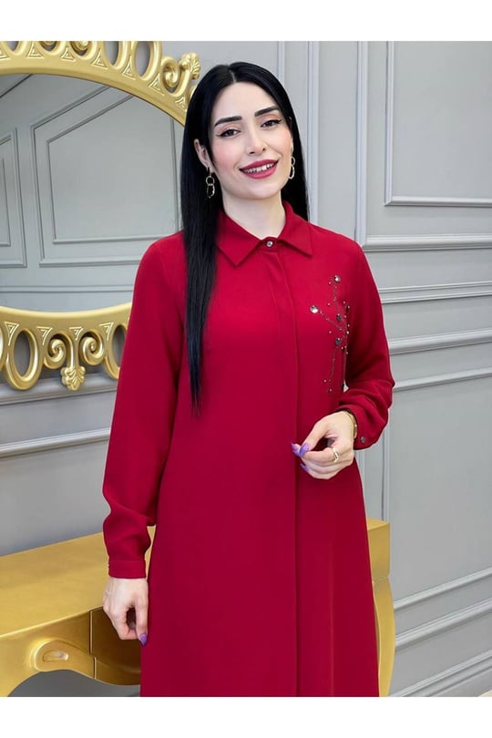Deniz Yıldızı Tunik 924-Kırmızı