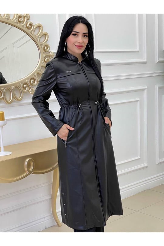 Deri Spor Kap 685-Siyah