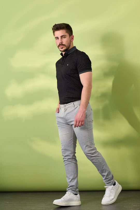Dizmar Keten Pantolon 11281-Gri