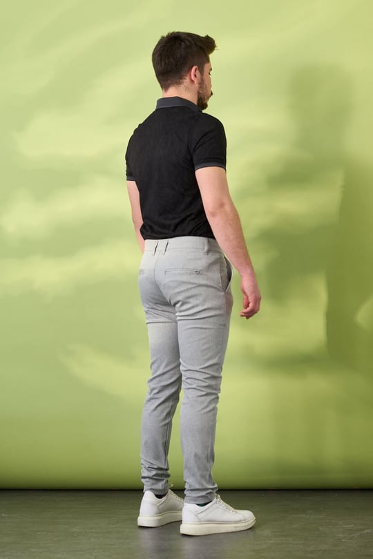 Dizmar Keten Pantolon 11281-Gri