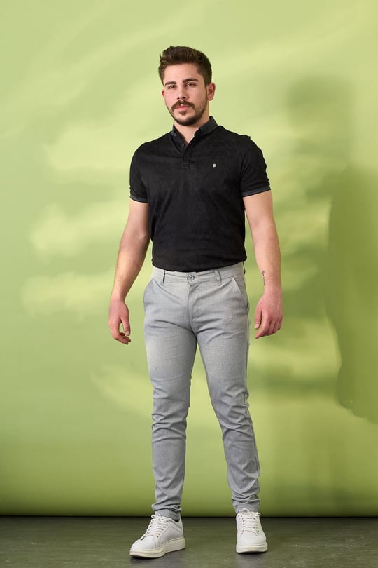 Dizmar Keten Pantolon 11281-Gri