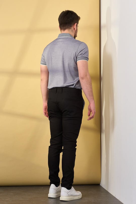 Dizmar Keten Pantolon 11281-Siyah