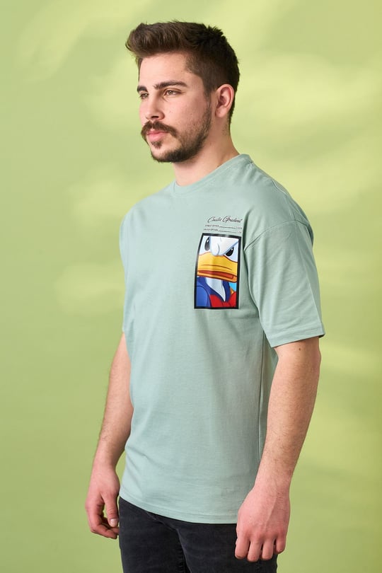 Dnz Tshirt 1015-Mint yeşili