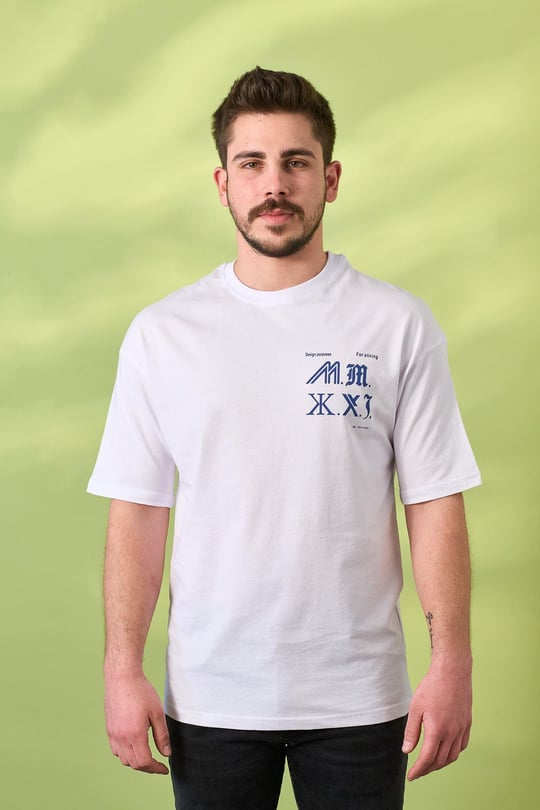 Dnz Tshirt 1019-Beyaz