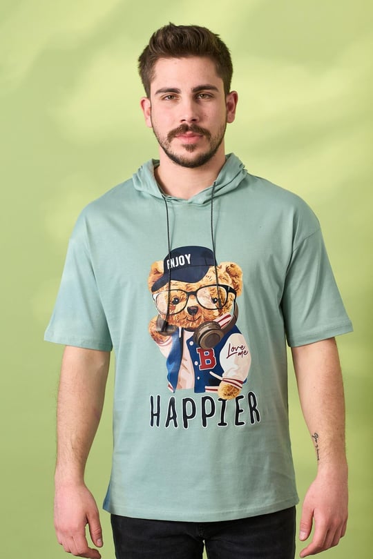 Dnz Tshirt 1030-Mint yeşili
