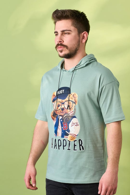 Dnz Tshirt 1030-Mint yeşili